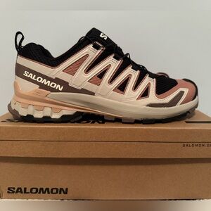 NEW*Salomon XA Pro 3D V9 W Trail Running Black Burlwood/Mahogany Women’s